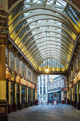 Leadenhall Market by Victorian architect Horace Jones, London, England, United Kingdom, Europe - RHPLF01809