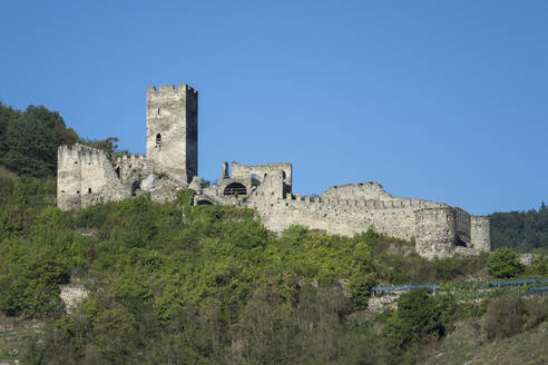 Burgruine Hinterhaus, Spitz, Wachau, UNESCO-Welterbe, Niederösterreich, Österreich, Europa - RHPLF01963