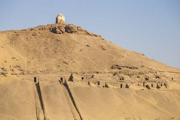 Gräber der Adligen auf der Westbank, Assuan, Oberägypten, Ägypten, Nordafrika, Afrika - RHPLF01983