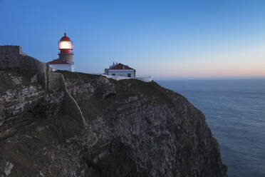 Leuchtturm am Cabo de Sao Vicente, Sagres, Algarve, Portugal, Europa - RHPLF02083