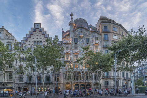 Casa Batllo, UNESCO-Weltkulturerbe, Barcelona, Katalonien, Spanien, Europa, lizenzfreies Stockfoto