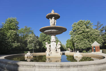 Springbrunnen, Retiro Park, Parque del Buen Retiro, Madrid, Spanien, Europa - RHPLF02222