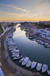 Historic old harbor, Ciutadella, Menorca, Balearic Islands, Spain, Mediterranean, Europe - RHPLF02349