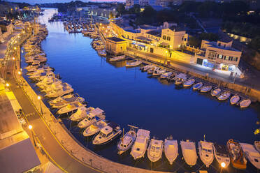 Historic old harbor, Ciutadella, Menorca, Balearic Islands, Spain, Mediterranean, Europe - RHPLF02353