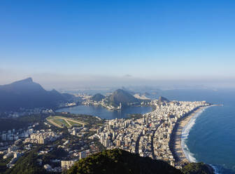 Cityscape seen from the Dois Irmaos Mountain, Rio de Janeiro, Brazil, South America - RHPLF02458