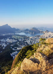 Cityscape seen from the Dois Irmaos Mountain, Rio de Janeiro, Brazil, South America - RHPLF02461