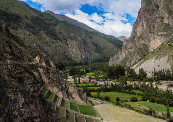Ruinen von Ollantaytambo, Heiliges Tal, Region Cusco, Peru, Südamerika - RHPLF02513