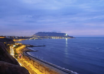 Coast of Miraflores District, Lima, Peru, South America - RHPLF02521