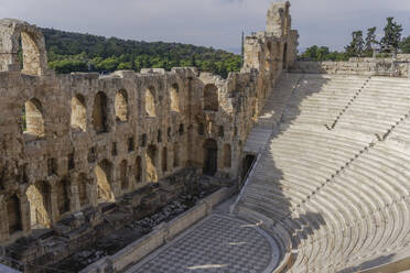 Ansicht des Odeons des Herodes Atticus, Athen, Griechenland, Europa - RHPLF02565