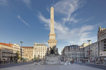 Praca dos Restauradores, Obelisk, Avenida da Liberdade, Lisbon, Portugal, Europe - RHPLF02579