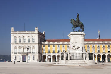 Praca do Comercio, Denkmal von König José I., Baixa, Lissabon, Portugal, Europa - RHPLF02581