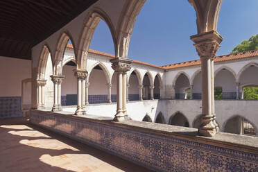 Kreuzgang Claustro da Lavagem, Kloster Convento de Cristi (Christuskloster), UNESCO-Weltkulturerbe, Tomar, Portugal, Europa - RHPLF02628