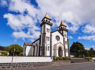 Kirche Nossa Senhora da Alegria, Furnas, Insel Sao Miguel, Azoren, Portugal, Atlantik, Europa - RHPLF02706