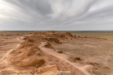 Flammende Klippen, Bajanzag, Provinz Südgobi, Mongolei, Zentralasien, Asien - RHPLF02741