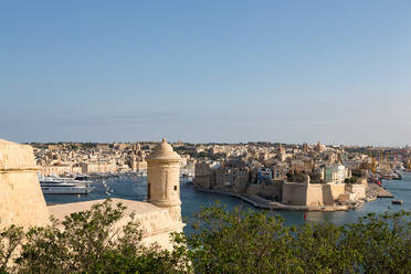 Der Grand Harbour in Valletta, UNESCO-Weltkulturerbe und Kulturhauptstadt Europas 2018, Valletta, Malta, Mittelmeer, Europa - RHPLF02821