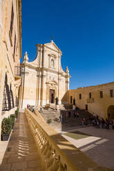Die Catedral de Rabat in der alten Zitadelle von Victoria (Rabat) im Herzen von Gozo, Malta, Mittelmeer, Europa - RHPLF02824
