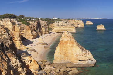 Praia da Marinha beach, Lagoa, Algarve, Portugal, Europe - RHPLF03002