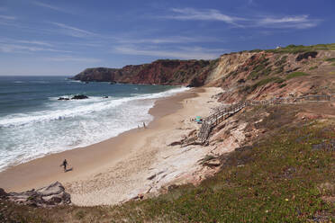 Praia do Amado Strand, Atlantischer Ozean, Carrapateira, Costa Vicentina, Algarve, Portugal, Europa - RHPLF03018