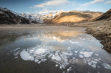 Eisblasen, Montespluga, Chiavenna-Tal, Provinz Sondrio, Valtellina, Lombardei, Italien, Europa - RHPLF03032