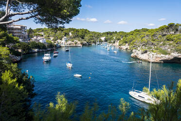 Beautiful bay of Cala Llombards, Santanyi, Mallorca, Balearic Islands, Spain, Mediterranean, Europe - RHPLF03045