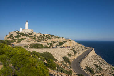 Leuchtturm am Cap Formentor, Mallorca, Balearische Inseln, Spanien, Mittelmeer, Europa - RHPLF03048