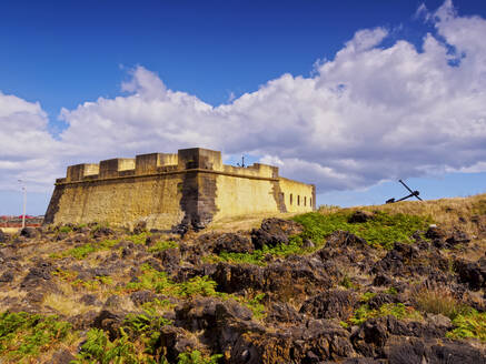 Festung von Santa Catarina, Praia da Vitoria, Insel Terceira, Azoren, Portugal, Atlantik, Europa - RHPLF03128