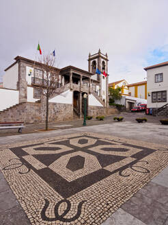 Rathaus, Praia da Vitoria, Insel Terceira, Azoren, Portugal, Atlantik, Europa - RHPLF03133