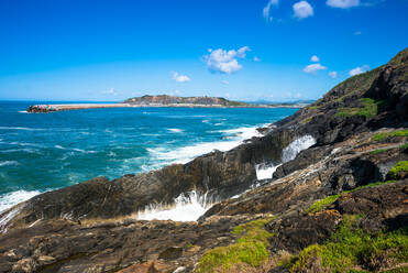 Sea views off of Muttonbird Island, Coffs Harbour, New South Wales, Australia, Pacific - RHPLF03161