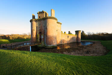 Caerlaverock Castle, Dumfries, Schottland, Vereinigtes Königreich, Europa - RHPLF03298