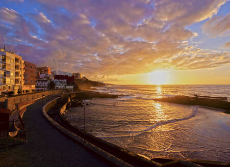 Bajamar bei Sonnenuntergang, Insel Teneriffa, Kanarische Inseln, Spanien, Atlantik, Europa - RHPLF03313