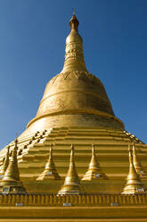 Goldene Stupa des Shwemawdaw-Pagodenkomplexes, Bagan (Pagan), Myanmar (Birma), Asien - RHPLF03365