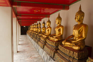 Buddhas of Wat Pho, Bangkok, Thailand, Southeast Asia, Asia - RHPLF03381