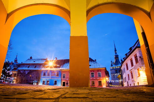 Sighisoara medieval town, UNESCO World Heritage Site, Transylvania, Romania, Europe - RHPLF03393