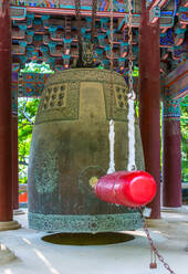 Glocke des buddhistischen Bulguksa-Tempels, Gyeongju, Südkorea, Asien - RHPLF03410