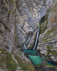 Slap Savica (Savica-Wasserfall), Triglav-Nationalpark, Slowenien, Europa - RHPLF03414