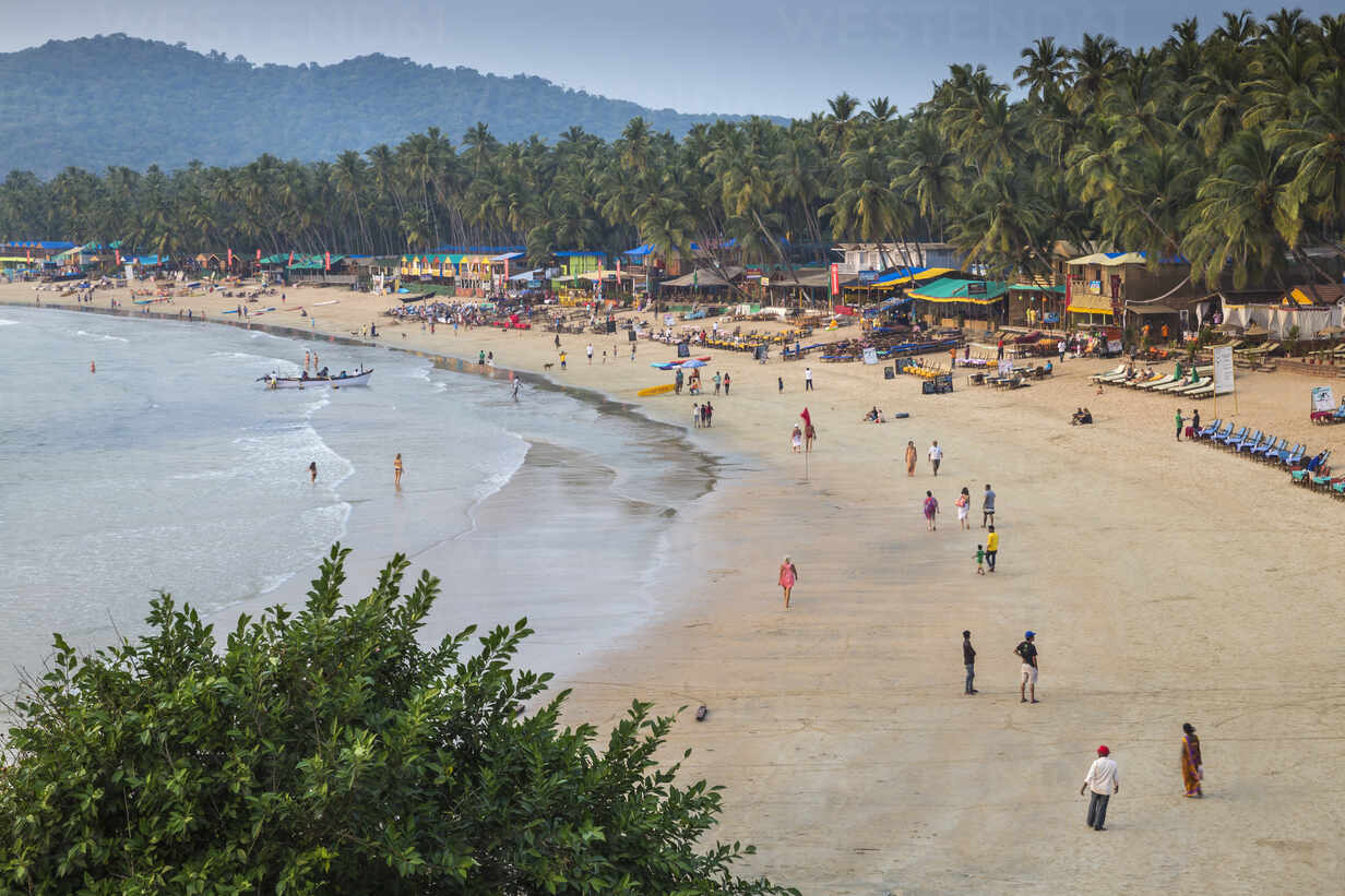 Palolem Beach, Goa, India, Asia stock photo