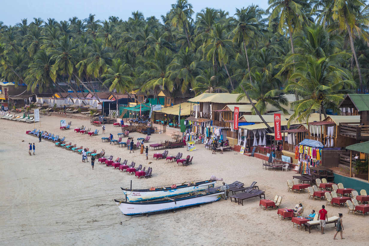 sunset over Patnem beach, Goa, India Stock Photo - Alamy