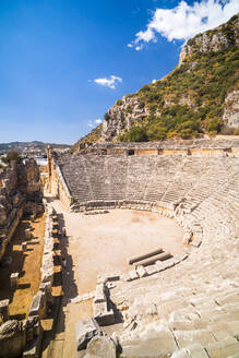 Amphitheater von Myra, das größte in Lykien, Demre, Provinz Antalya, Anatolien, Türkei, Kleinasien, Eurasien - RHPLF03481