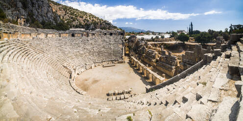 Myra Amphitheatre, the largest in Lycia, Demre, Antalya Province, Anatolia, Turkey, Asia Minor, Eurasia - RHPLF03482