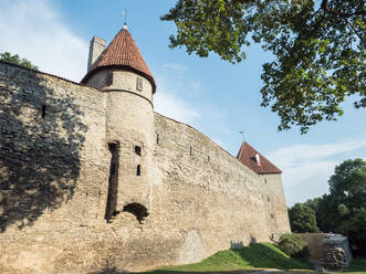 Türme der Stadtmauer, von außen, Tallinn, Estland, Baltikum, Europa - RHPLF03541