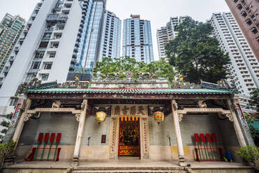 Tin Ha Temple, Causeway Bay, Hong Kong Island, Hong Kong, China, Asia - RHPLF03583