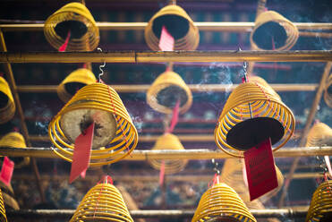 Man-Mo-Tempel, Sheung Wan, Hongkong-Insel, Hongkong, China, Asien - RHPLF03585