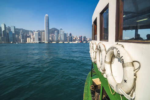 Star Ferry zwischen Hongkong Island und Kowloon, Hongkong, China, Asien - RHPLF03594