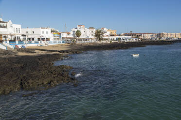 Das Hafenviertel der Altstadt von Corralejo auf der Insel Fuerteventura, Kanarische Inseln, Spanien, Atlantik, Europa - RHPLF03931