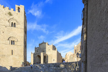 Duomo dell'Assunta, Erice, Provinz Trapani, Sizilien, Italien, Europa - RHPLF03980