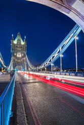 Tower Bridge at night, Southwark, London, England, United Kingdom, Europe - RHPLF04051