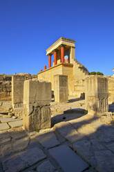 Der minoische Palast von Knossos, Knossos, Heraklion, Kreta, Griechische Inseln, Griechenland, Europa - RHPLF04116