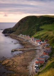 Küstendorf Crovie, Aberdeenshire, Schottland, Vereinigtes Königreich, Europa - RHPLF04132