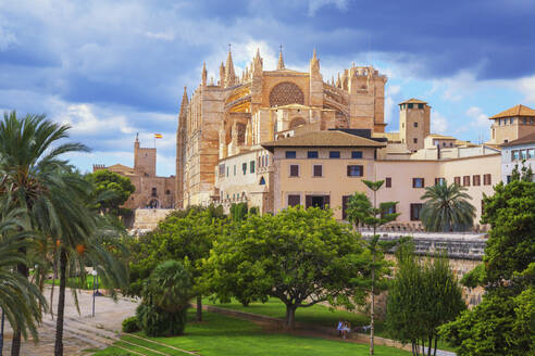 Kathedrale La Seu, Palma de Mallorca, Mallorca (Mallorca), Balearische Inseln, Spanien, Europa - RHPLF04237