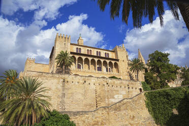 Der Königspalast von La Almudaina, Palma de Mallorca, Mallorca (Mallorca), Balearen, Spanien, Europa - RHPLF04241